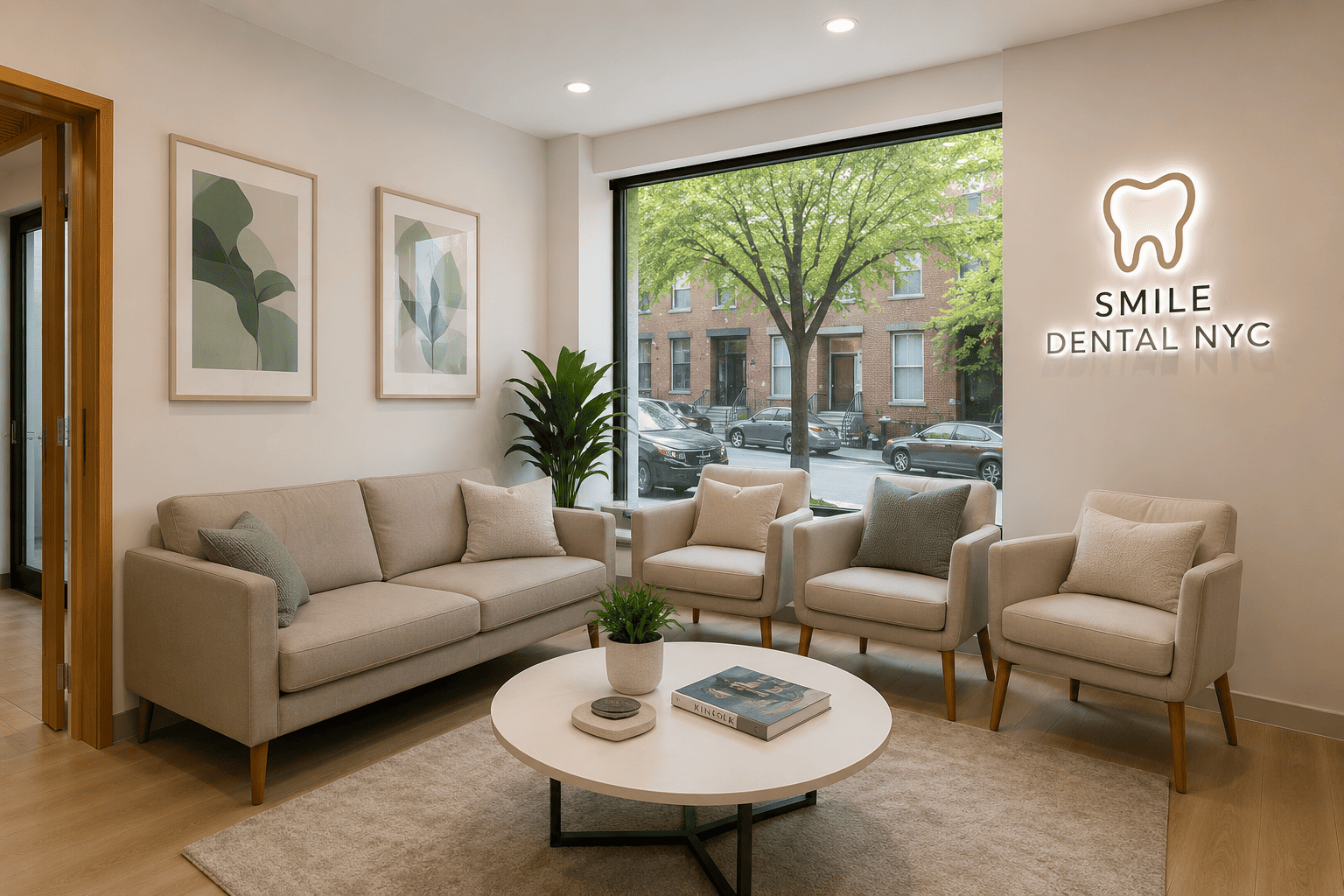 My Dental NYC waiting area